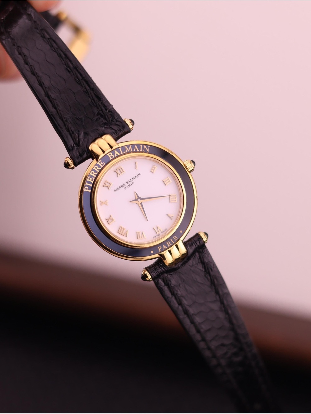 Vintage 1990s Pierre Balmain Haute Elegance Quartz 420.8190.3 Women’s Watch